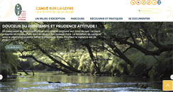 Desktop Screenshot of canoesurlaleyre.com